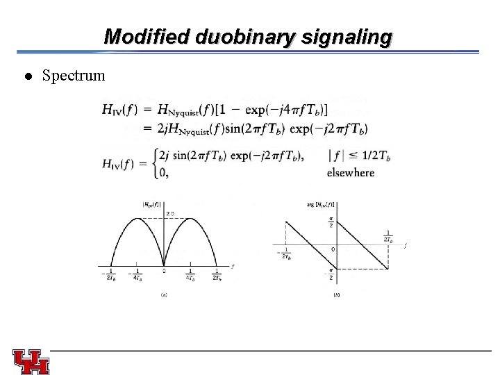 Modified duobinary signaling l Spectrum 