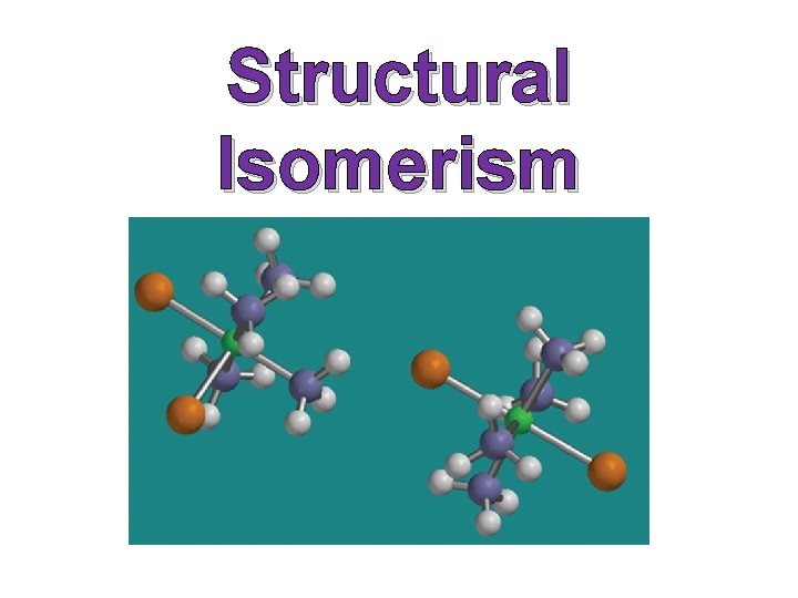 Structural Isomerism 