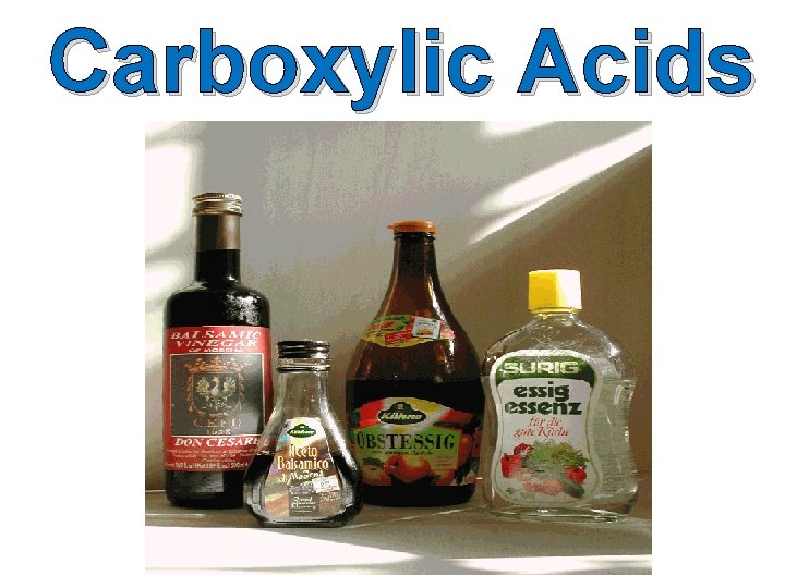 Carboxylic Acids 