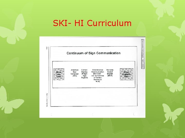 SKI- HI Curriculum 