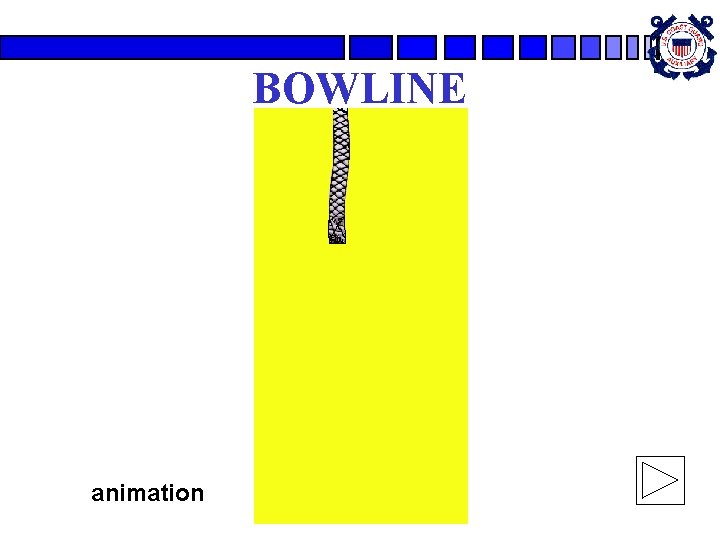 BOWLINE animation BOWLINE animation