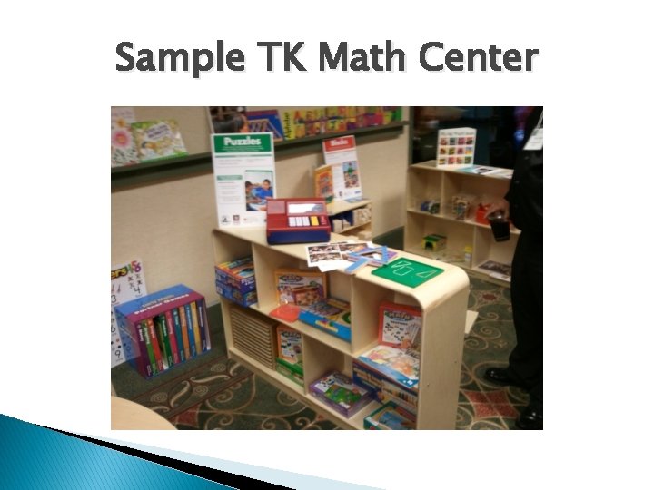 Sample TK Math Center 