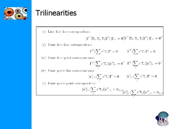 Trilinearities 