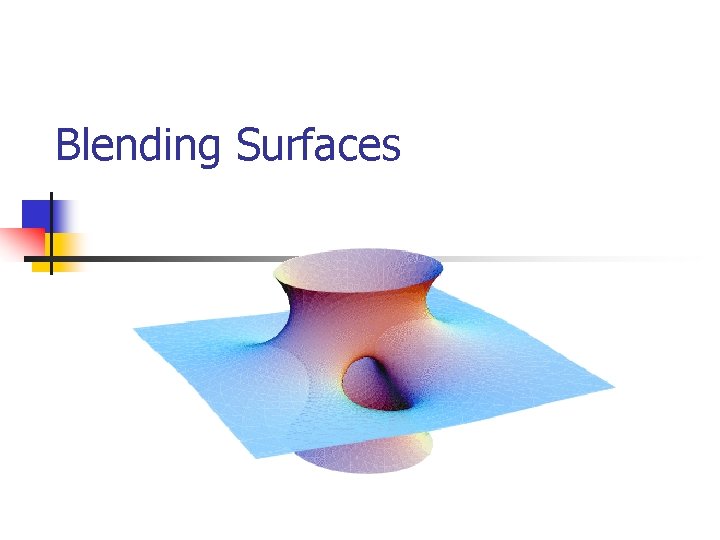 Blending Surfaces 