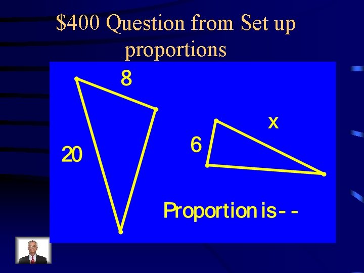 $400 Question from Set up proportions 