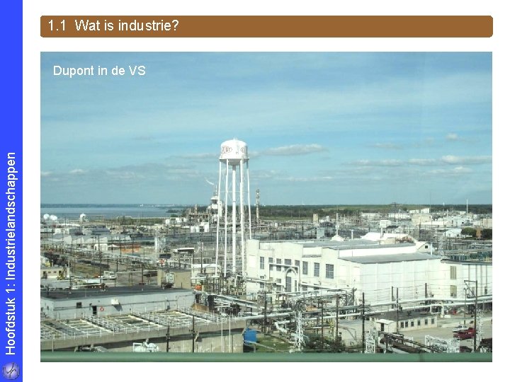 1. 1 Wat is industrie? Hoofdstuk 1: Industrielandschappen Dupont in de VS 