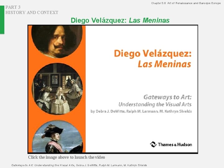 Chapter 3. 6 Art of Renaissance and Baroque Europe PART 3 HISTORY AND CONTEXT
