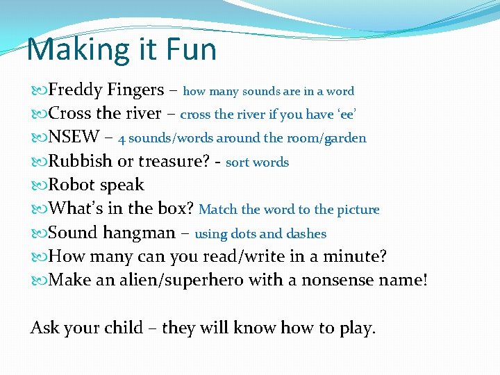 Making it Fun Freddy Fingers – how many sounds are in a word Cross