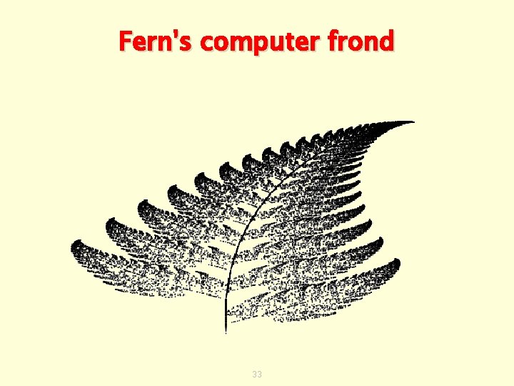 Fern's computer frond 33 