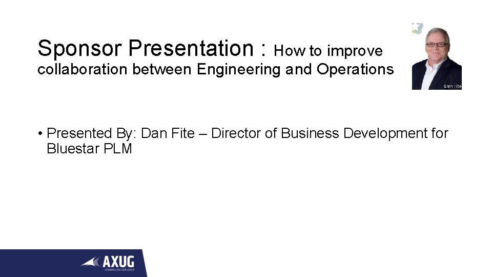 Sponsor Presentation : How to improve collaboration between Engineering and Operations • Presented By: