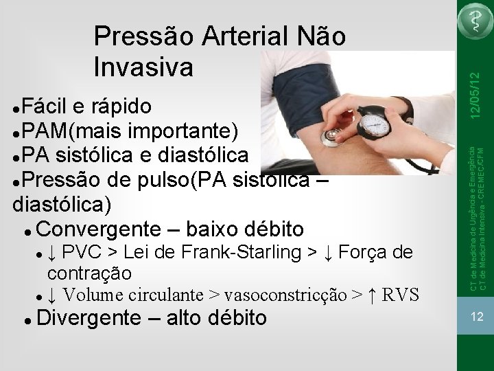 ↓ PVC > Lei de Frank-Starling > ↓ Força de contração ↓ Volume circulante