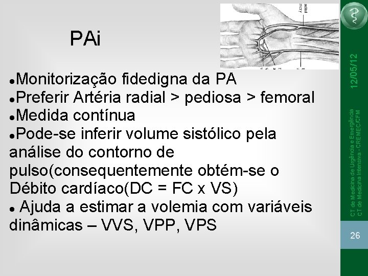 CT de Medicina de Urgência e Emergência CT de Medicina Intensiva - CREMEC/CFM Monitorização CT de Medicina de Urgência e Emergência CT de Medicina Intensiva - CREMEC/CFM Monitorização