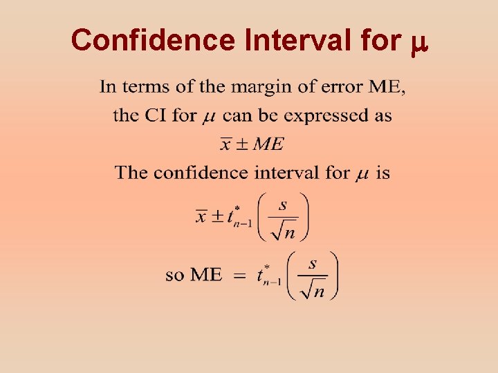 Confidence Interval for Confidence Interval for