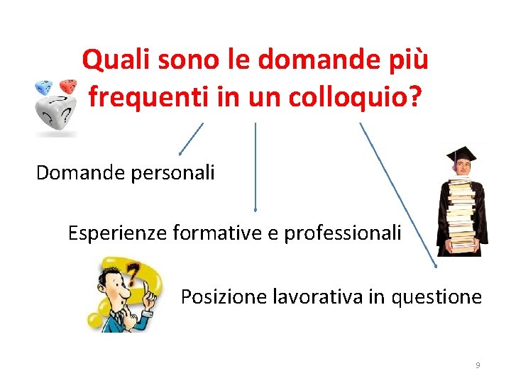 Quali sono le domande più frequenti in un colloquio? Domande personali Esperienze formative e Quali sono le domande più frequenti in un colloquio? Domande personali Esperienze formative e