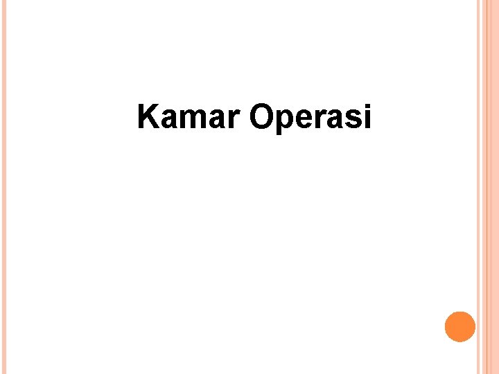 Kamar Operasi 
