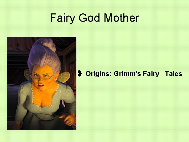 Fairy God Mother ❥ Origins: Grimm's Fairy Tales 