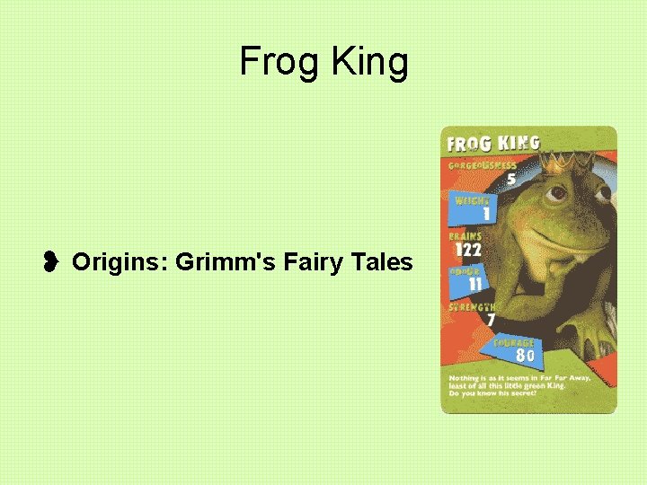 Frog King ❥ Origins: Grimm's Fairy Tales 