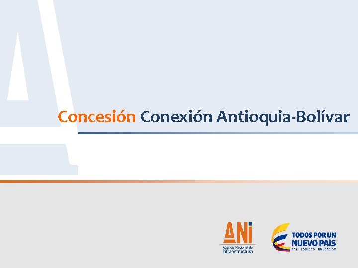 Concesión Conexión Antioquia-Bolívar 