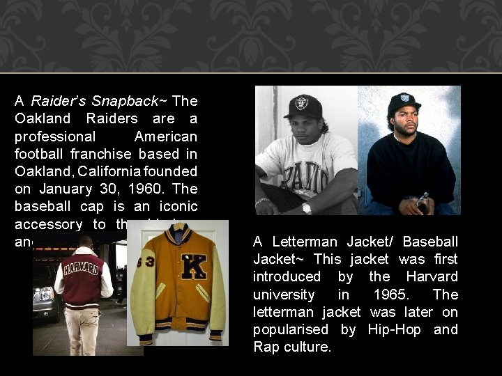 A Raider’s Snapback~ The Oakland Raiders are a professional American football franchise based in