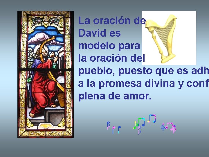 La oración de David es modelo para la oración del pueblo, puesto que es