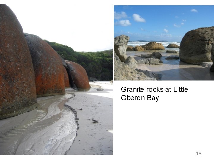 Granite rocks at Little Oberon Bay 16 Granite rocks at Little Oberon Bay 16