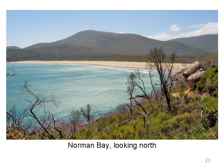 Norman Bay, looking north 20 Norman Bay, looking north 20