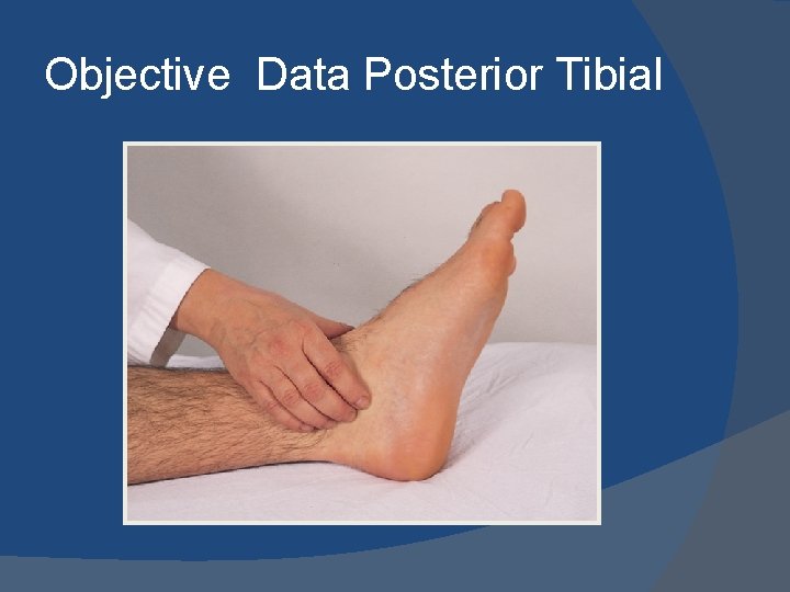 Objective Data Posterior Tibial 