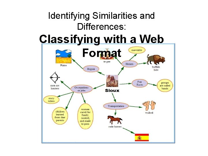 Identifying Similarities and Differences: Classifying with a Web Format 