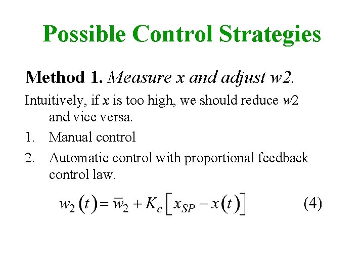 Chapter One Introduction to Process Control controller control