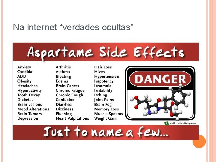 Na internet “verdades ocultas” 