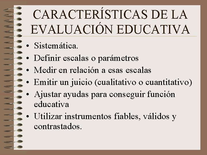 LA EVALUACIN EN LA EDUCACIN INFANTIL Y PRIMARIA