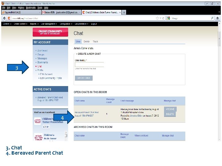 3 4 3. Chat 4. Bereaved Parent Chat 3 4 3. Chat 4. Bereaved Parent Chat