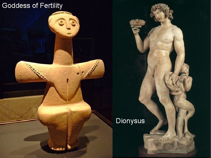 Goddess of Fertility Dionysus Chalcolithic Fertility Goddess Cyprus 3000 -2500 BCE Limestone 