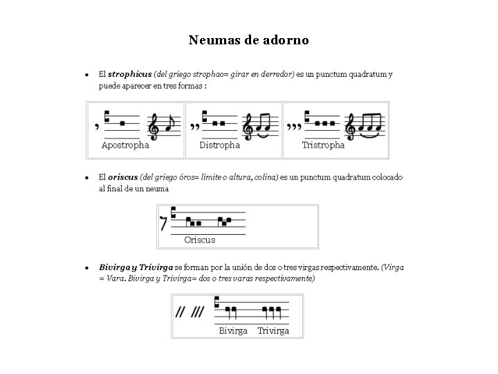 Neumas de adorno 