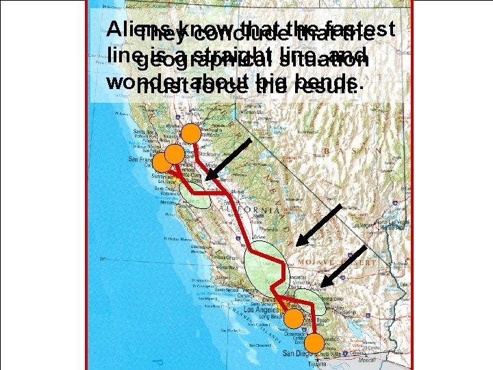 Aliens that the fastest Theyknow conclude that the linegeographical is a straight line, and