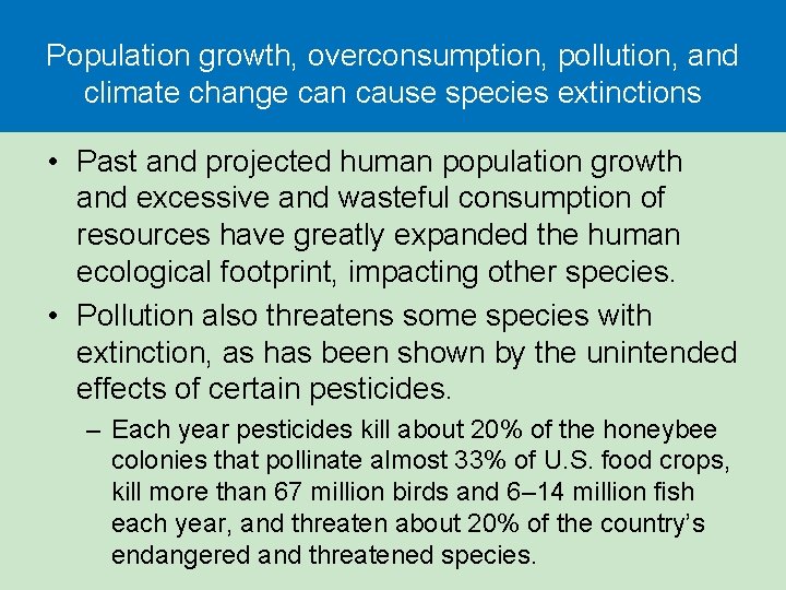 Sustaining Biodiversity The Species Approach Chapter 8 Section