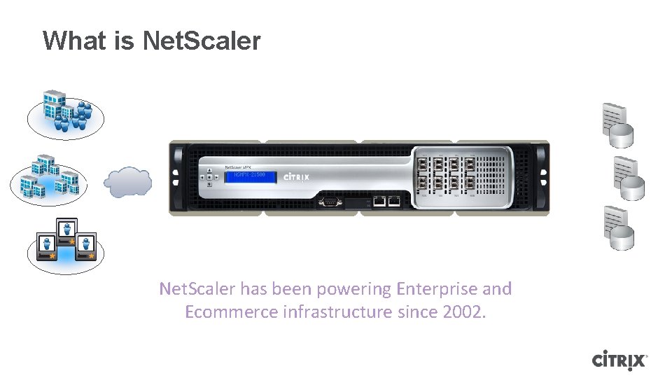 What is Net. Scaler Availability Performance Offload Security Net. Scaler has been powering Enterprise What is Net. Scaler Availability Performance Offload Security Net. Scaler has been powering Enterprise