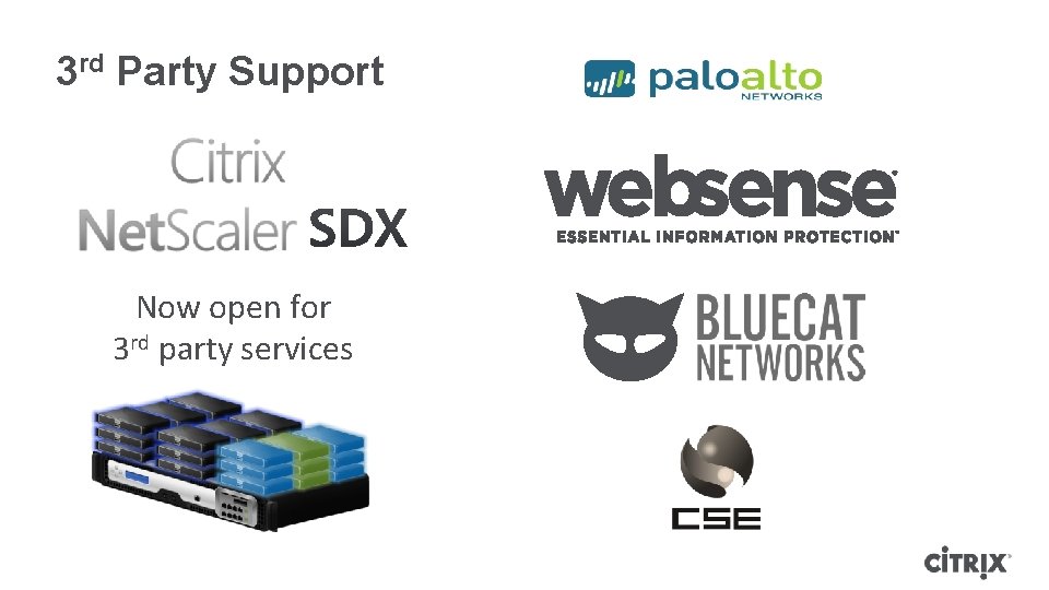 3 rd Party Support Now open for 3 rd party services 3 rd Party Support Now open for 3 rd party services
