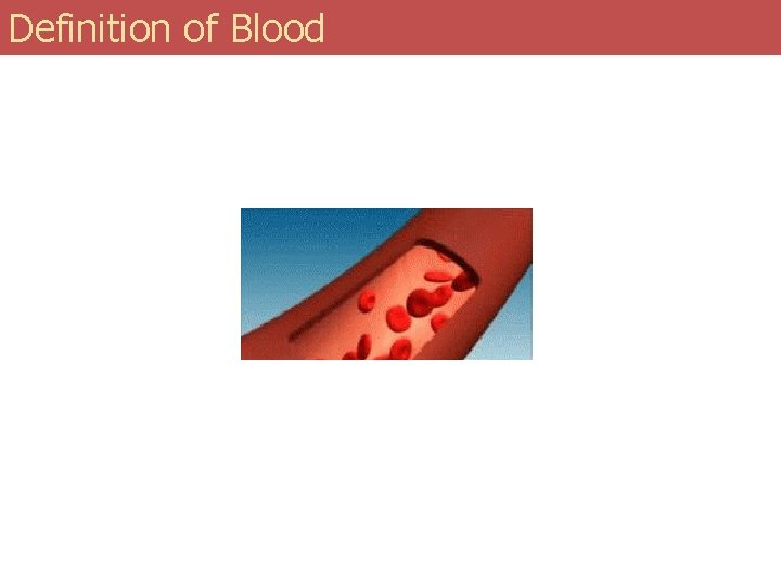 Definition of Blood 