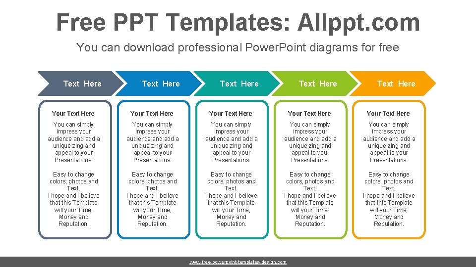 Free PPT Templates: Allppt. com You can download professional Power. Point diagrams for free