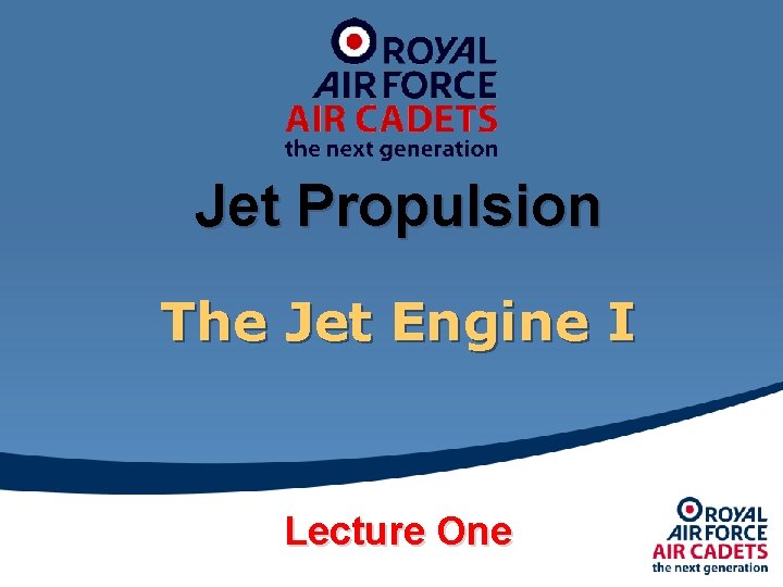 Jet Propulsion The Jet Engine I Lecture One 