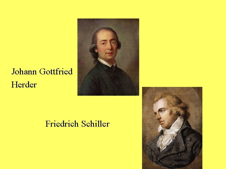 Johann Gottfried Herder Friedrich Schiller 