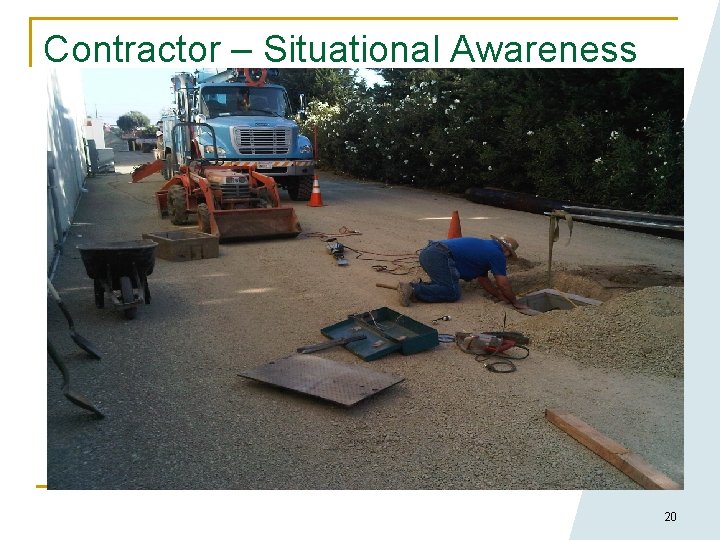 Contractor – Situational Awareness 20 