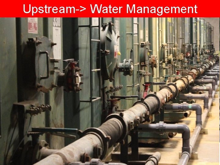 Upstream-> Water Management 