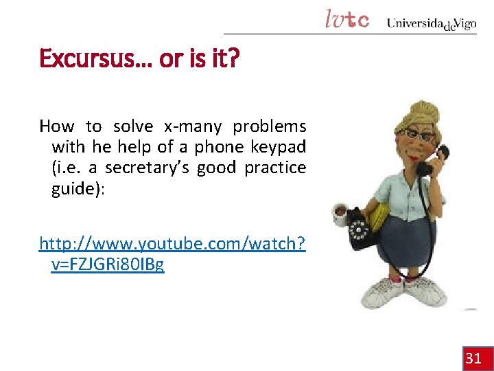 Excursus… or is it? How to solve x-many problems with he help of a