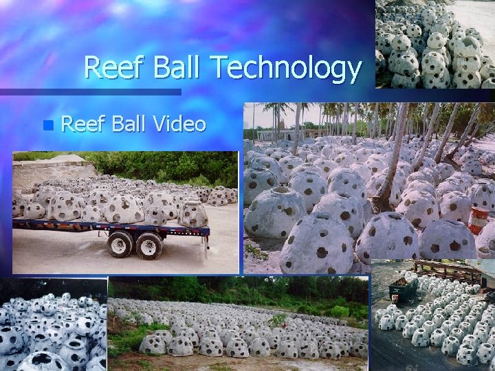 Reef Ball Technology n Reef Ball Video 