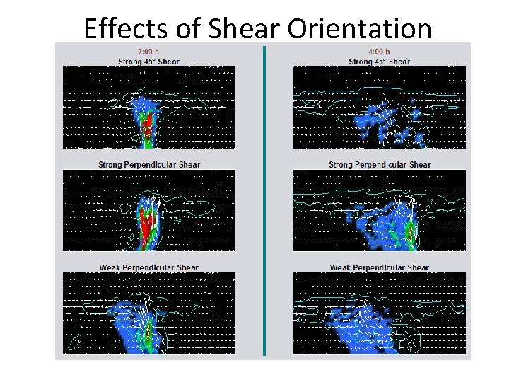 Effects of Shear Orientation 