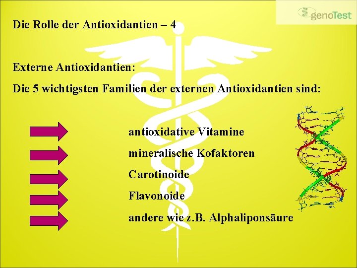 Die Rolle der Antioxidantien – 4 Externe Antioxidantien: Die 5 wichtigsten Familien der externen