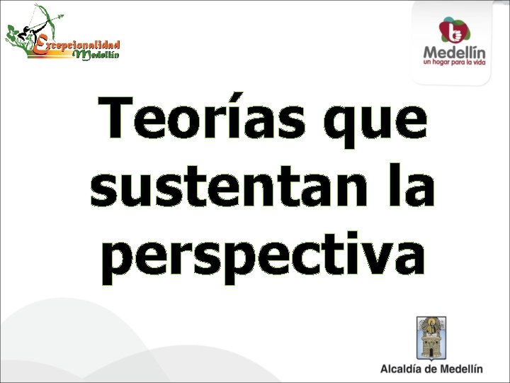 Teorías que sustentan la perspectiva 