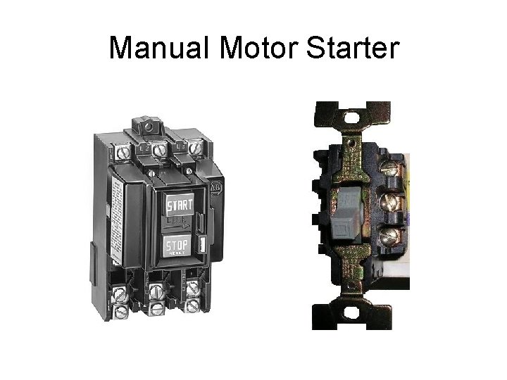 Manual Motor Starter 